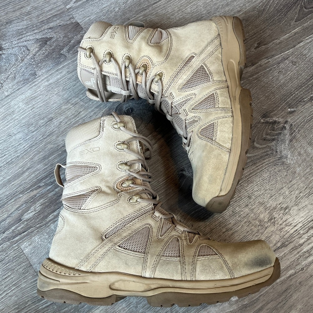Altama EXO Speed Tactical Boots Mens 10 Coyote Tan Suede Mesh 3858W Military